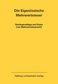 Vorderes Coverbild Die Eidgenössische Mehrwertsteuer EL 52