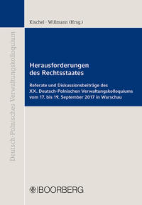 Vorderes Coverbild Herausforderungen des Rechtsstaates