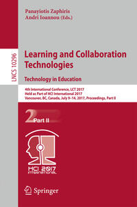 Vorderes Coverbild Learning and Collaboration Technologies. Technology in Education