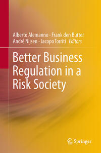Vorderes Coverbild Better Business Regulation in a Risk Society