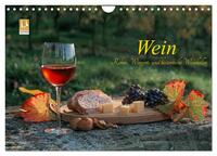 Vorderes Coverbild Wein - Reben, Wingerte und historische Weinkeller (Wandkalender 2025 DIN A4 quer), CALVENDO Monatskalender