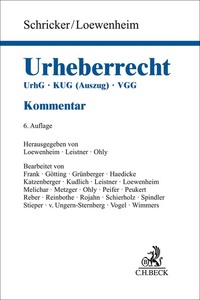 Vorderes Coverbild Urheberrecht