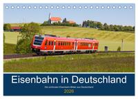 Vorderes Coverbild Eisenbahn in Deutschland (Tischkalender 2026 DIN A5 quer), CALVENDO Monatskalender