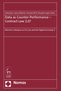 Vorderes Coverbild Data as Counter-Performance - Contract Law 2.0?