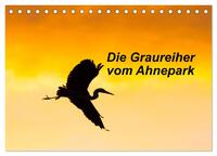Vorderes Coverbild Die Graureiher vom Ahnepark (Tischkalender 2025 DIN A5 quer), CALVENDO Monatskalender