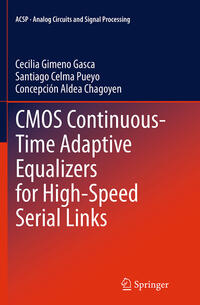 Vorderes Coverbild CMOS Continuous-Time Adaptive Equalizers for High-Speed Serial Links