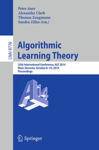 Vorderes Coverbild Algorithmic Learning Theory
