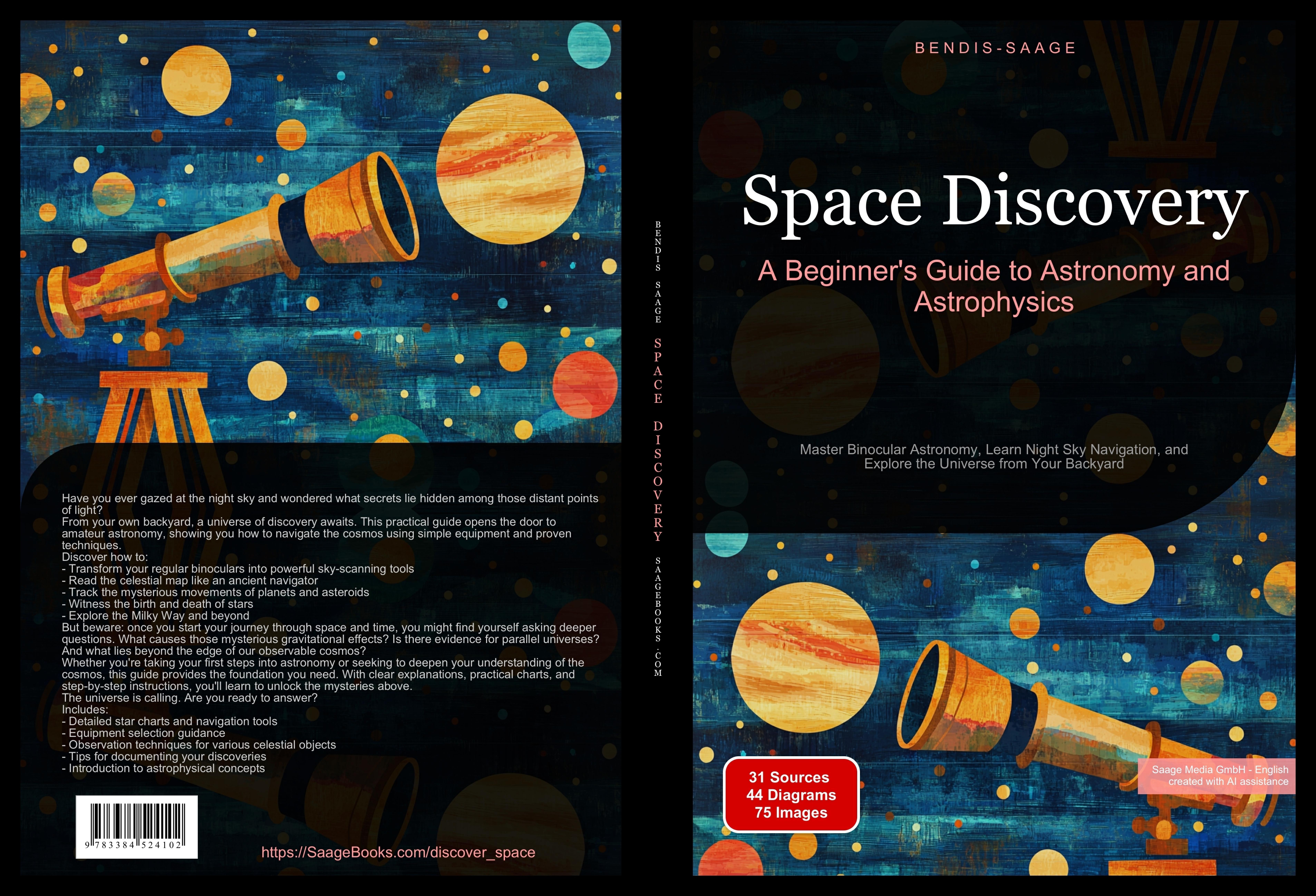 Gesamtes Coverbild Space Discovery: A Beginner's Guide to Astronomy and Astrophysics
