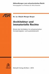 Vorderes Coverbild Architektur und immaterielle Rechte