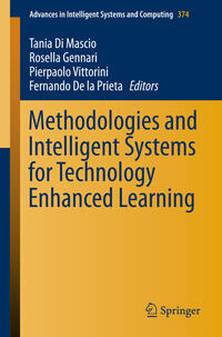Vorderes Coverbild Methodologies and Intelligent Systems for Technology Enhanced Learning