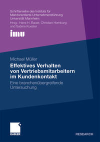 Vorderes Coverbild Effektives Verhalten von Vertriebsmitarbeitern im Kundenkontakt