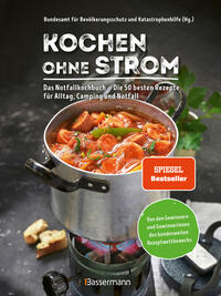 Vorderes Coverbild Kochen ohne Strom - Das Notfallkochbuch - Die 50 besten Rezepte für Alltag, Camping und Notfall