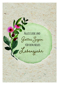 Vorderes Coverbild Alles Liebe und Gottes Segen für dein neues Lebensjahr
