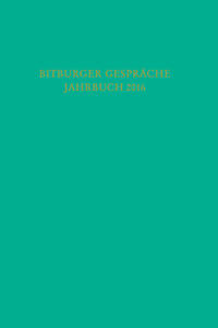 Vorderes Coverbild Bitburger Gespräche Jahrbuch 2016