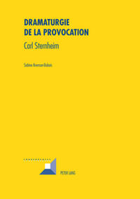 Vorderes Coverbild Dramaturgie de la provocation