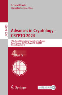Vorderes Coverbild Advances in Cryptology – CRYPTO 2024