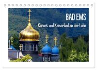 Vorderes Coverbild Bad Ems - Kurort und Kaiserbad an der Lahn (Tischkalender 2025 DIN A5 quer), CALVENDO Monatskalender