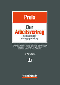 Vorderes Coverbild Der Arbeitsvertrag