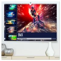 Vorderes Coverbild BMX Universum (hochwertiger Premium Wandkalender 2025 DIN A2 quer), Kunstdruck in Hochglanz