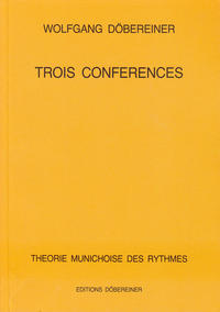 Vorderes Coverbild Trois Conferences