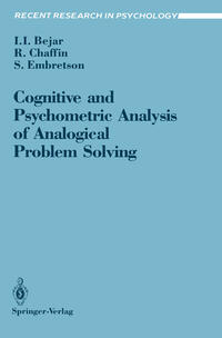 Vorderes Coverbild Cognitive and Psychometric Analysis of Analogical Problem Solving