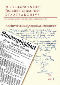 Vorderes Coverbild Archivpflege und Archivalienschutz