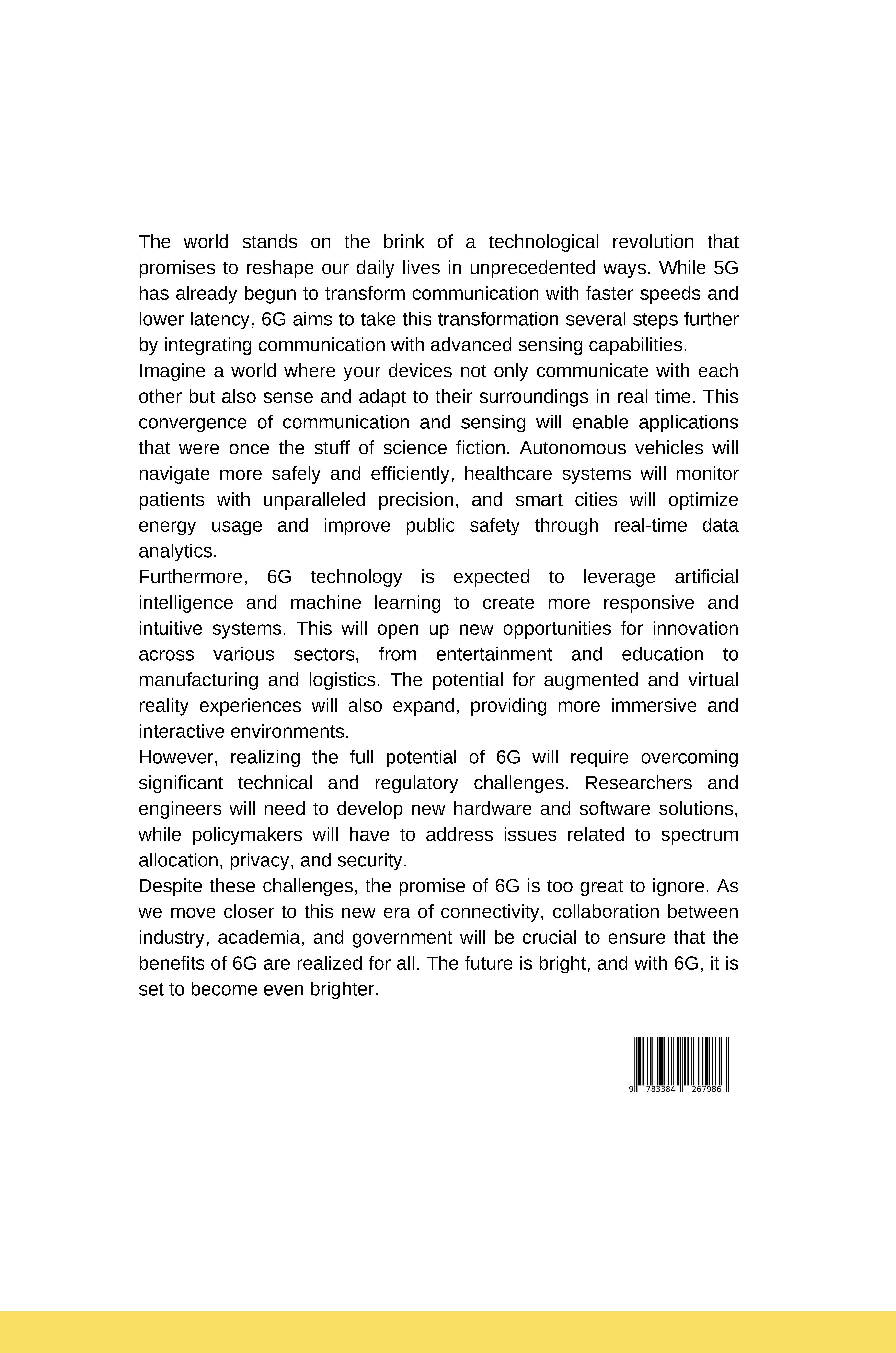 Rückseitencover Unlocking the Potential of 6G: Communication and Sensing Converge