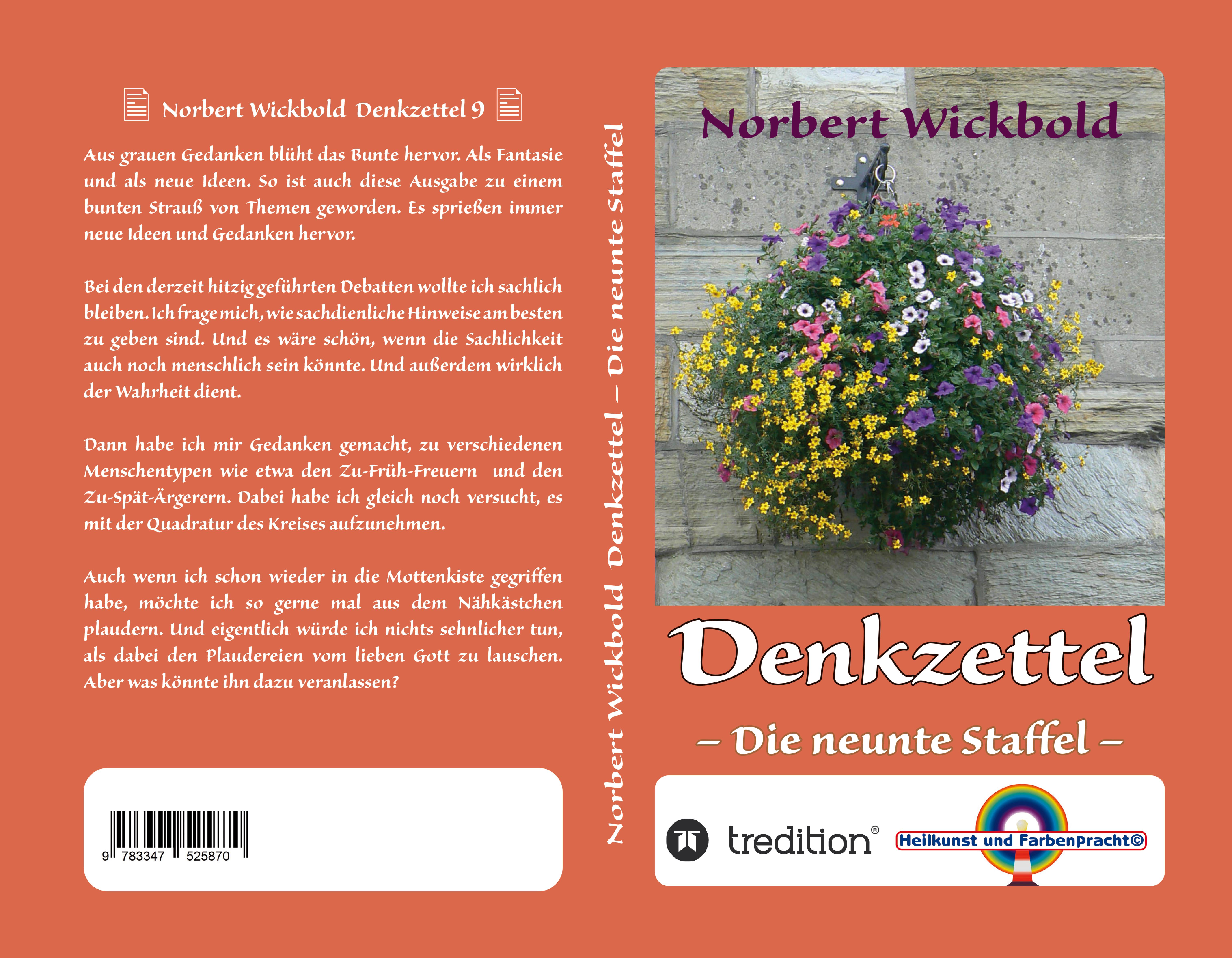 Gesamtes Coverbild Norbert Wickbold Denkzettel