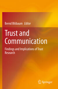 Vorderes Coverbild Trust and Communication
