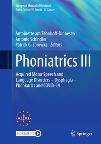 Vorderes Coverbild Phoniatrics III