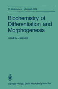 Vorderes Coverbild Biochemistry of Differentiation and Morphogenesis