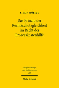 Vorderes Coverbild Das Prinzip der Rechtsschutzgleichheit im Recht der Prozesskostenhilfe