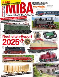 Vorderes Coverbild MIBA-Neuheiten-Report 2025