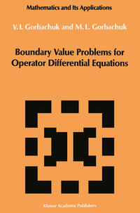 Vorderes Coverbild Boundary Value Problems for Operator Differential Equations