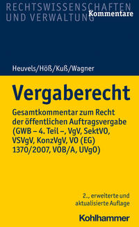 Vorderes Coverbild Vergaberecht
