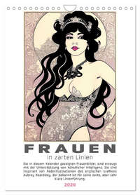 Vorderes Coverbild Frauen in zarten Linien (Wandkalender 2026 DIN A4 hoch), CALVENDO Monatskalender