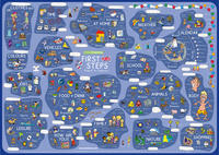 Vorderes Coverbild mindmemo Lernposter - First Steps - Englisch für Anfänger - spielend Englisch lernen Kinder