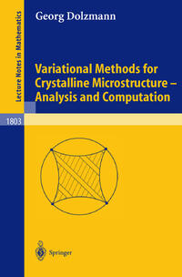 Vorderes Coverbild Variational Methods for Crystalline Microstructure - Analysis and Computation