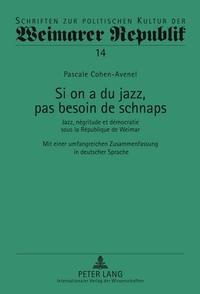 Vorderes Coverbild Si on a du jazz, pas besoin de schnaps