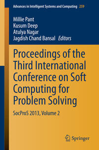 Vorderes Coverbild Proceedings of the Third International Conference on Soft Computing for Problem Solving