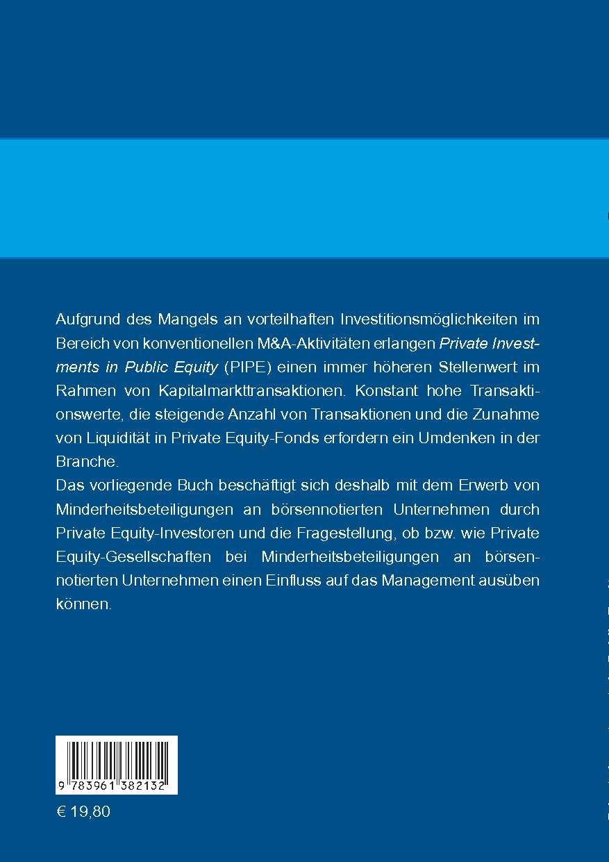 Rückseitencover Private Investments in Public Equity