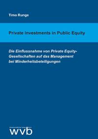 Vorderes Coverbild Private Investments in Public Equity