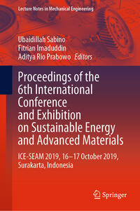 Vorderes Coverbild Proceedings of the 6th International Conference and Exhibition on Sustainable Energy and Advanced Materials