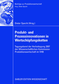 Vorderes Coverbild Produkt- und Prozessinnovationen in Wertschöpfungsketten