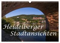 Vorderes Coverbild Heidelberger Stadtansichten (Wandkalender 2025 DIN A3 quer), CALVENDO Monatskalender