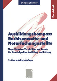 Vorderes Coverbild Ausbildungskompass Rechtsanwalts- und Notarfachangestellte