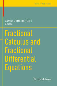 Vorderes Coverbild Fractional Calculus and Fractional Differential Equations