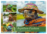 Vorderes Coverbild Reptilien-Fashion. Im Rampenlicht der Wildnis (Wandkalender 2025 DIN A4 quer), CALVENDO Monatskalender