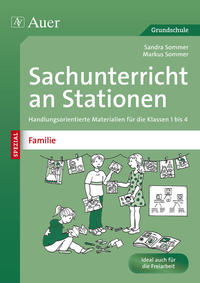 Vorderes Coverbild Sachunterricht an Stationen Spezial Familie