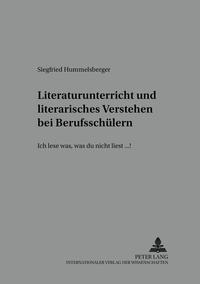 Vorderes Coverbild Literaturunterricht und literarisches Verstehen bei Berufsschülern